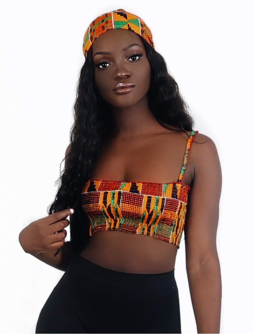 Alina Crop Top W Headwrap WHOLESALE