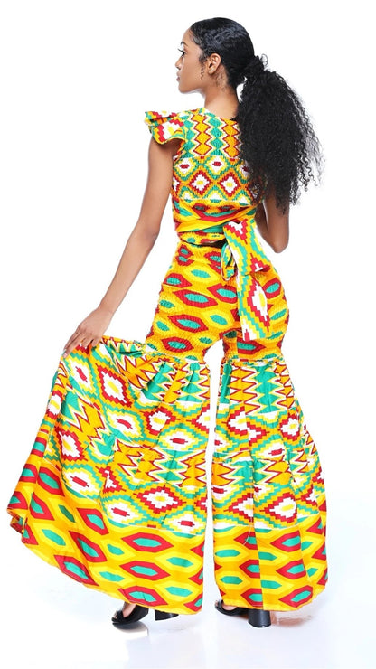 Enilola Kente African Print Pant Set
