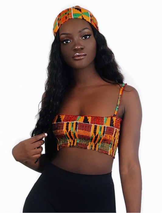 Alina Crop Top W Headwrap WHOLESALE