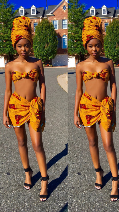 Assorted Kente African Print Headwraps