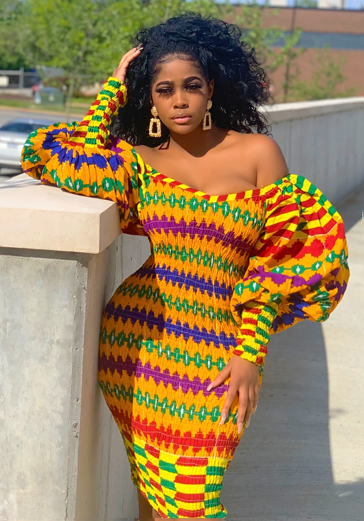 Efua Midi Dress WHOLESALE