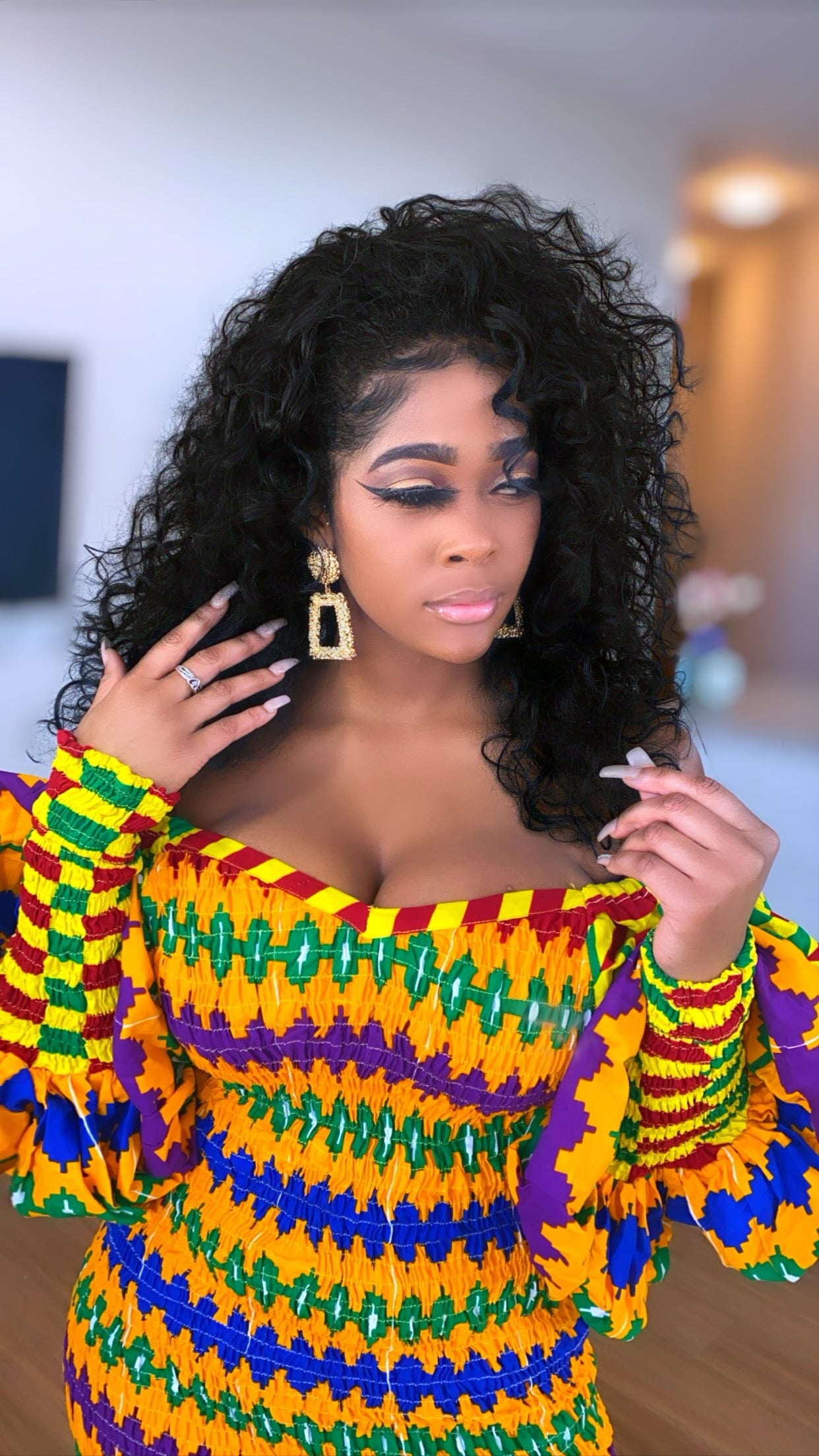 Efua Midi Dress WHOLESALE