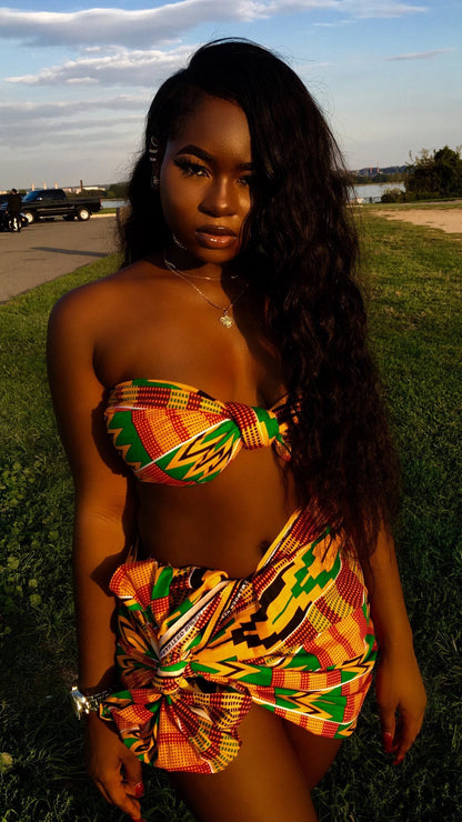Assorted Kente African Print Headwraps