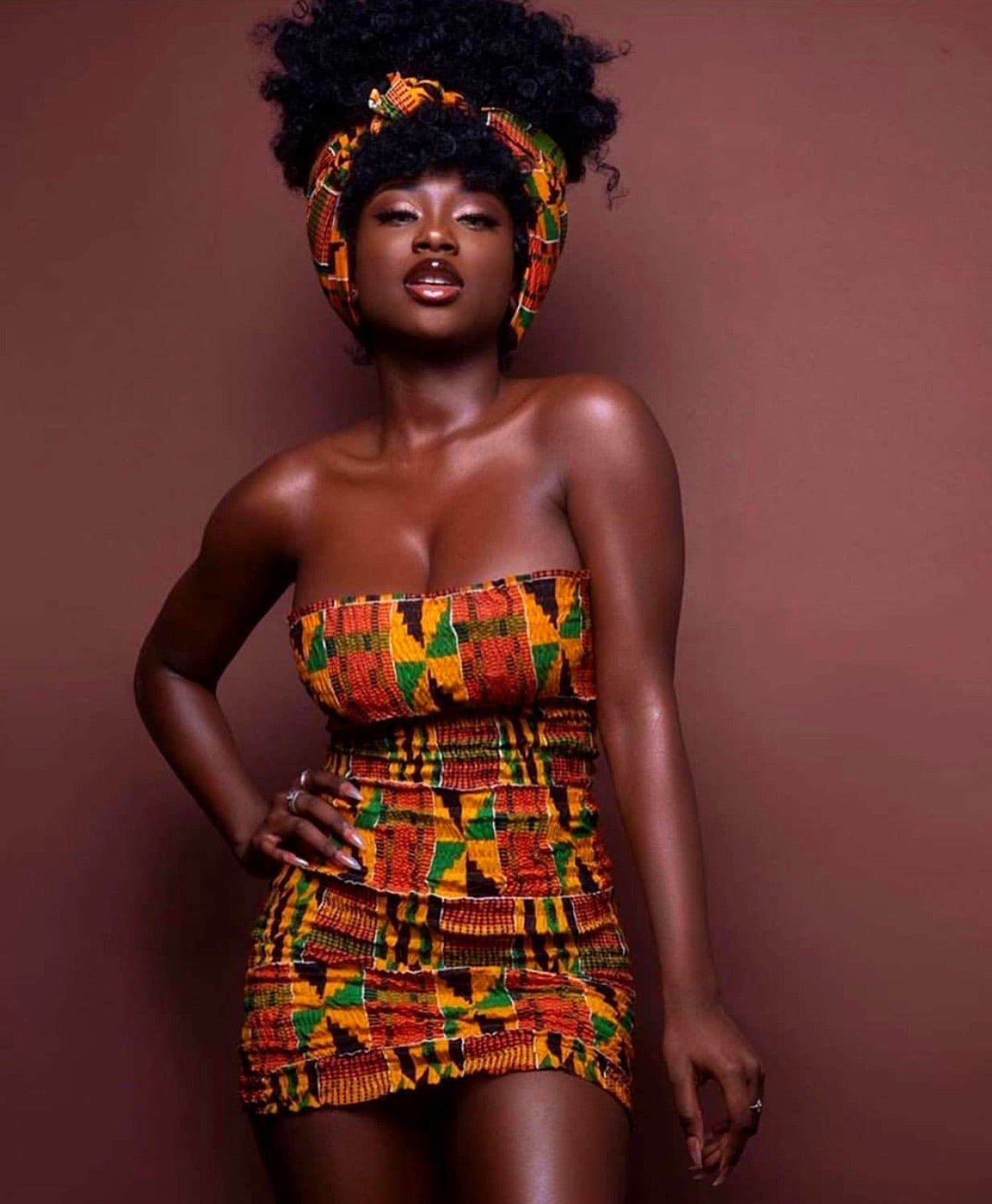 Amadi Kente Tube Dress WHOLESALE
